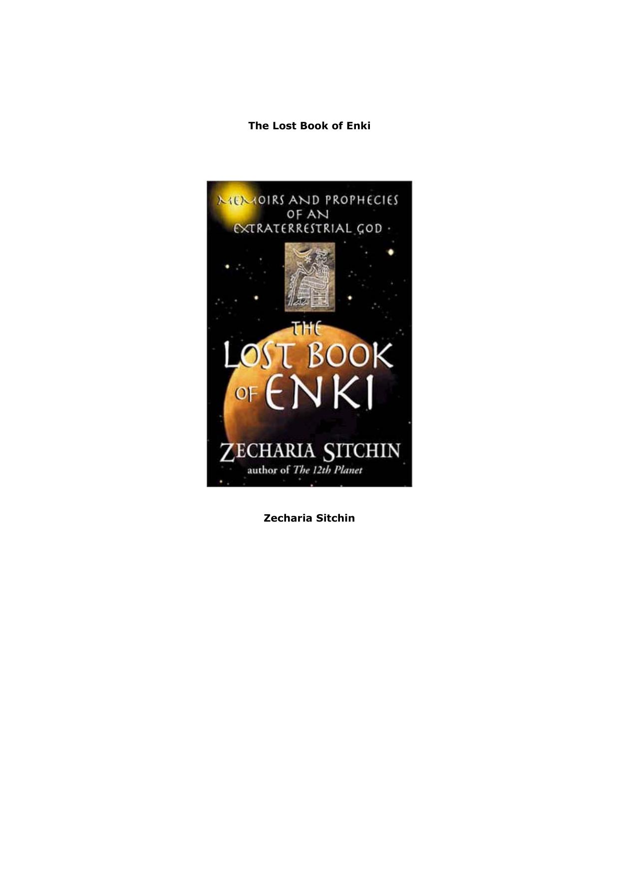 Microsoft Word - Z Sitchin - The Lost Book of Enki.rtf by ron en rani