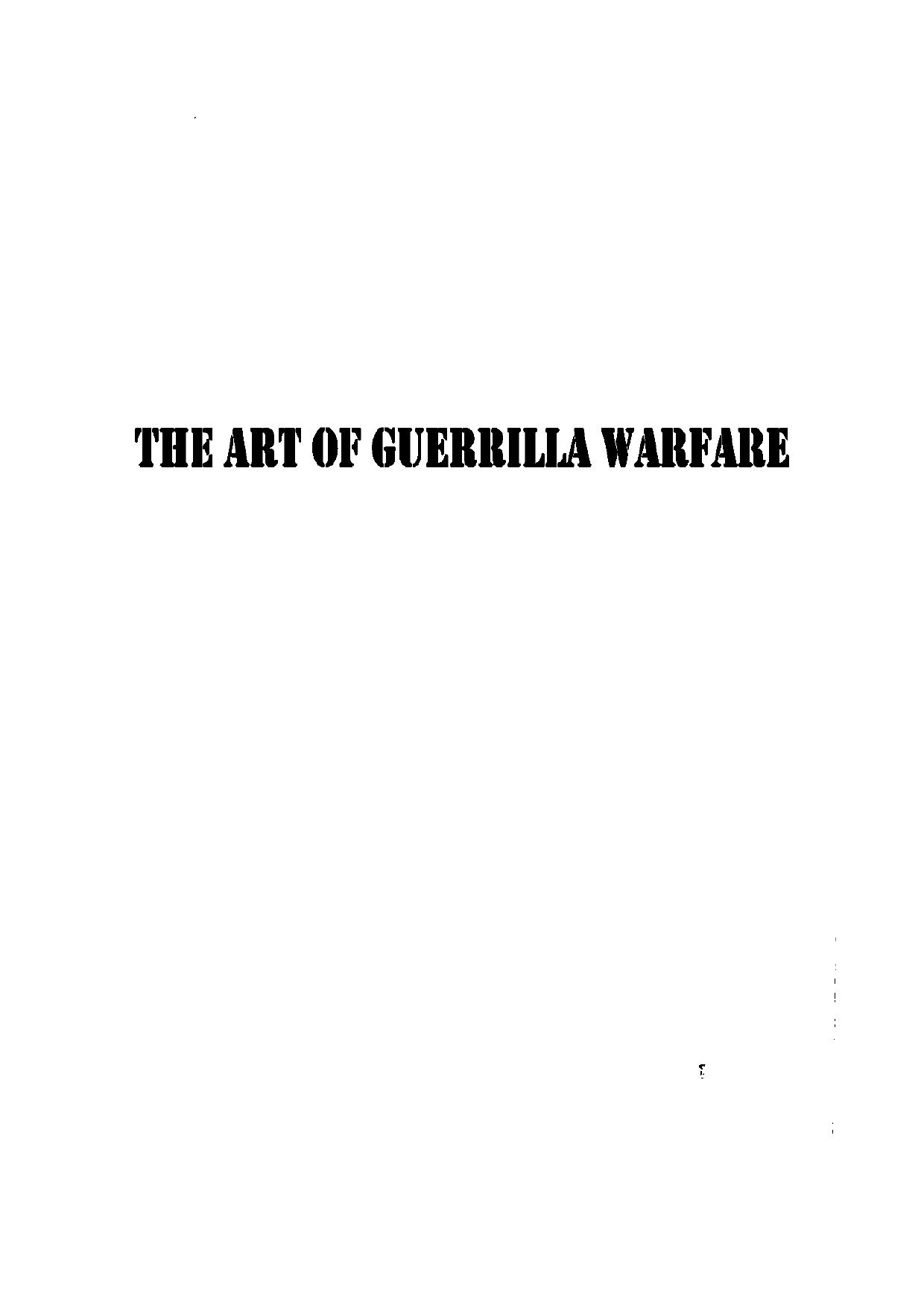 Microsoft Word - art of guerrilla warfare fixed.doc by Gubbins