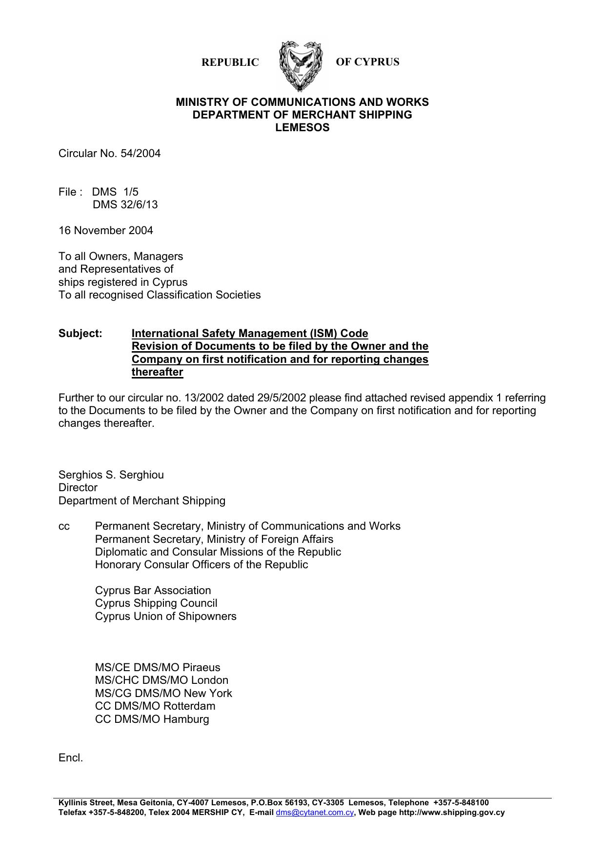 Microsoft Word - circular 54_2004.doc by Administrator