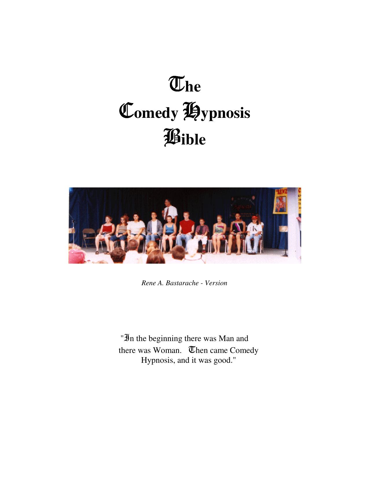 Microsoft Word - e-book comedy hypnosis.doc by Rene