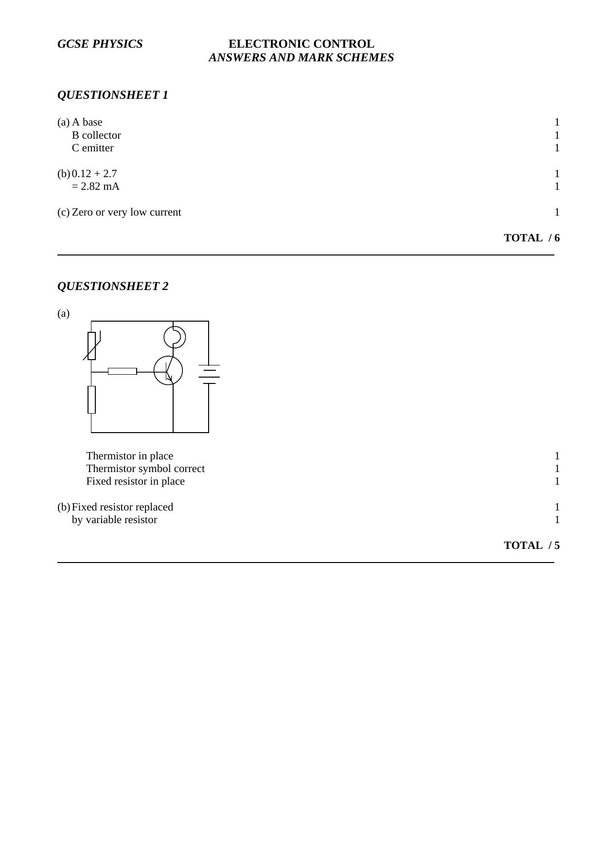 Microsoft Word - electronic control answers.doc by m.crompton