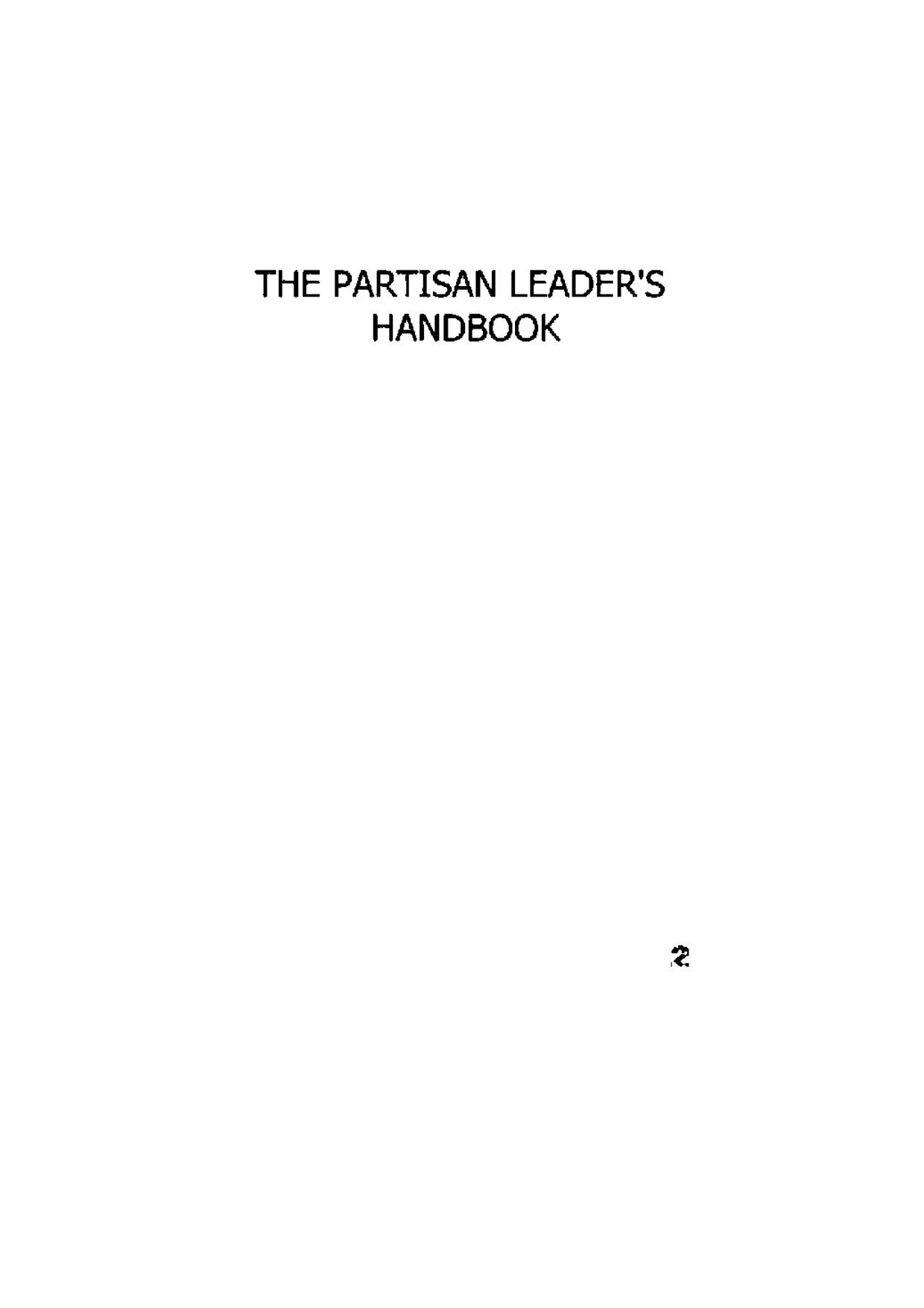 Microsoft Word - partizan leaders handbook fixed.doc by Gubbins