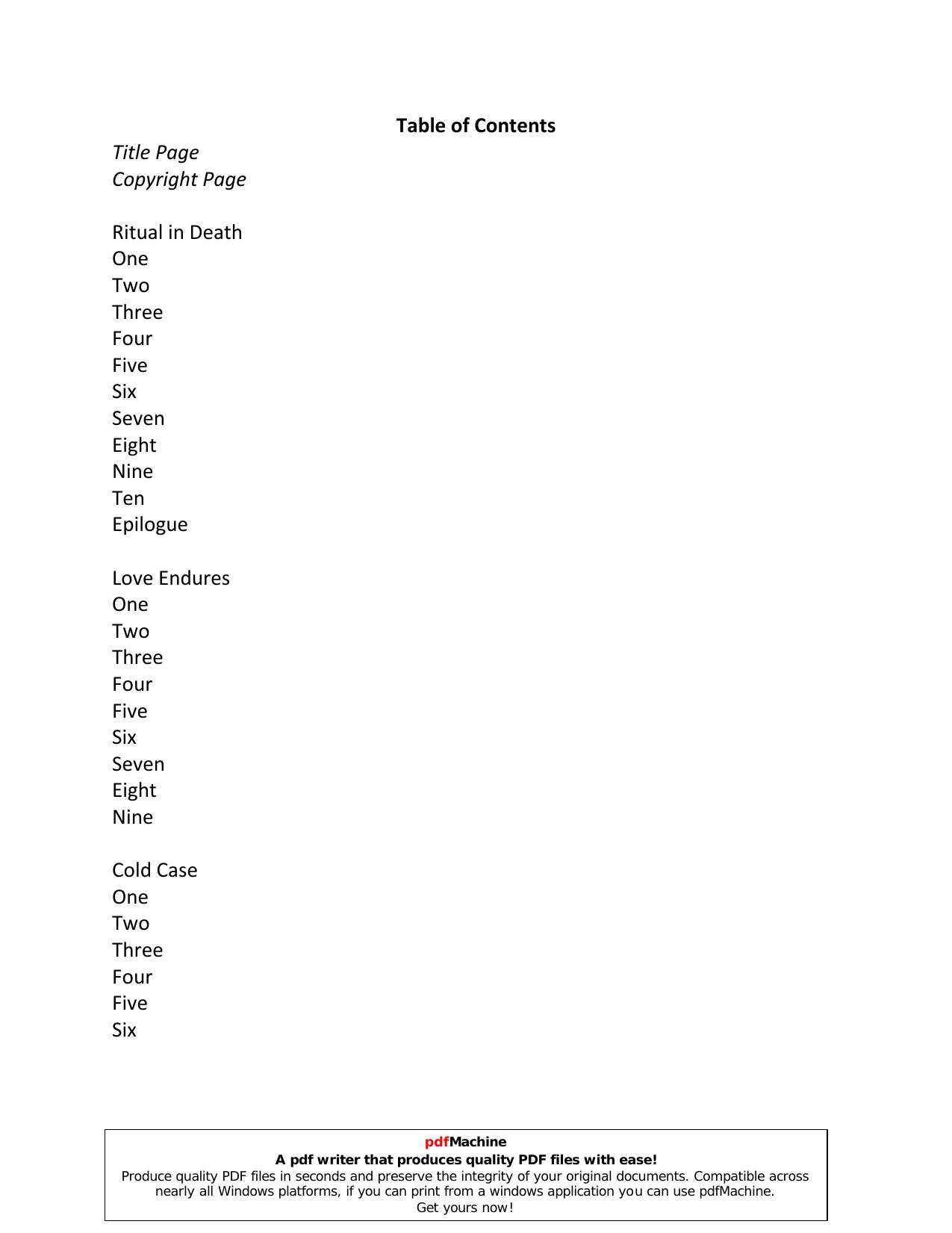 Microsoft Word - suite 606-j.d. robb - pdfMachine from Broadgun Software, http:pdfmachine.com, a great PDF writer utility! by Unknown