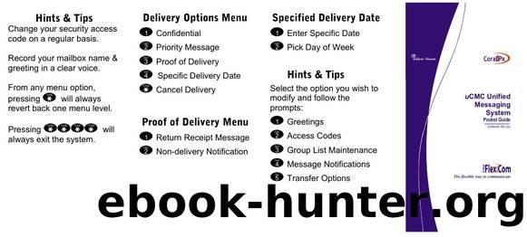 Microsoft Word - uCMC Pocket Guide 121103.doc by rcardone