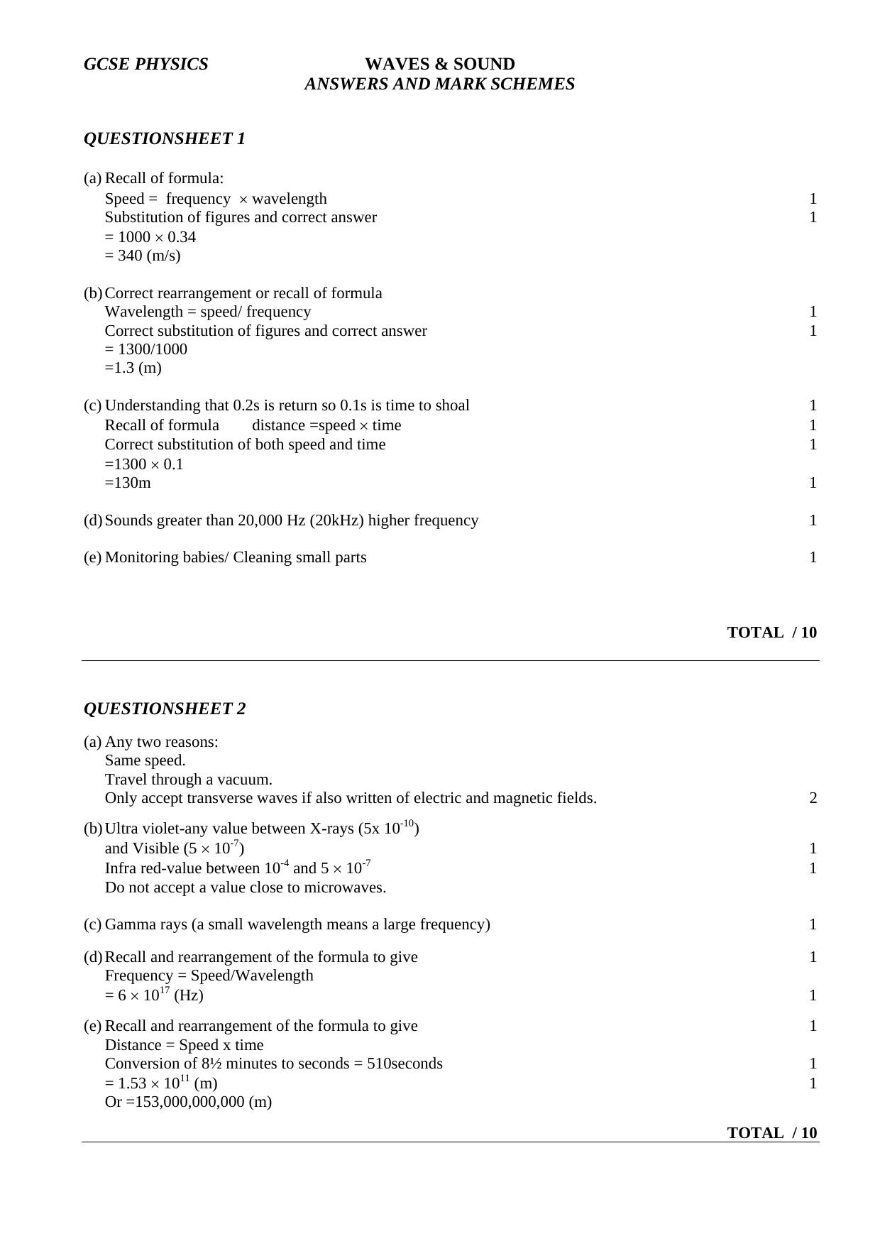 Microsoft Word - wave answers.doc by m.crompton