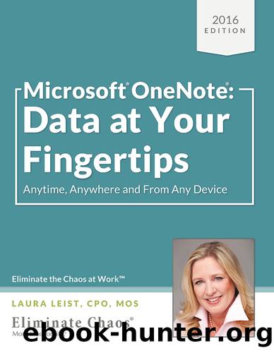 Microsoft(R) OneNote(R) by Laura Leist