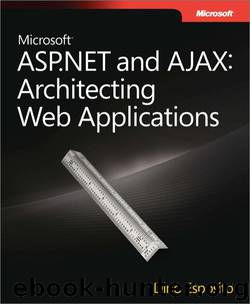 Microsoft® ASP.NET and AJAX: Architecting Web Applications by Dino Esposito