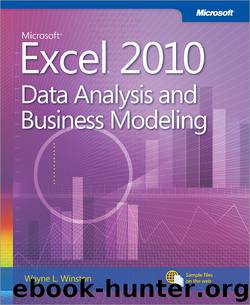 Microsoft® Excel® 2010: Data Analysis and Business Modeling by Wayne L. Winston