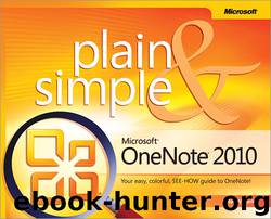 Microsoft® OneNote® 2010 Plain & Simple by Peter Weverka