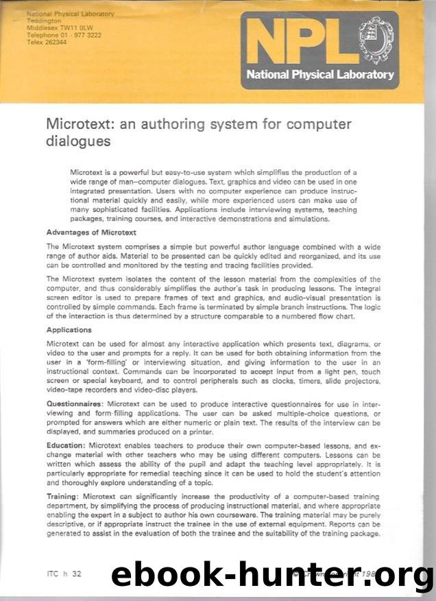 Microtext User Guide from Perifractic by Unknown