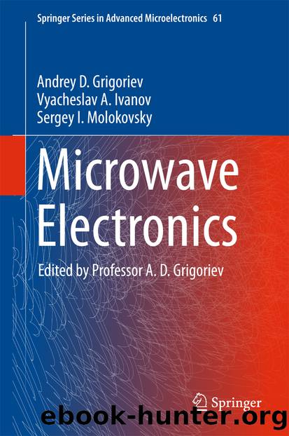 Microwave Electronics by Andrey D. Grigoriev Vyacheslav A. Ivanov & Sergey I. Molokovsky