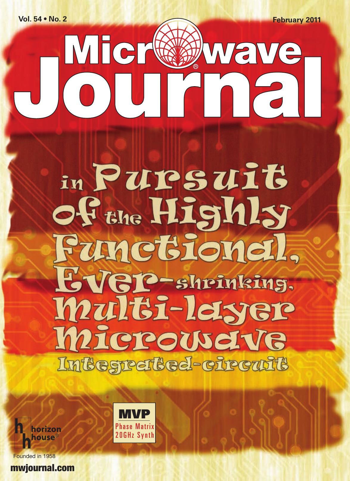 Microwave Journal, February 2011, Volume. 54, Issue No.2 by Horizon House