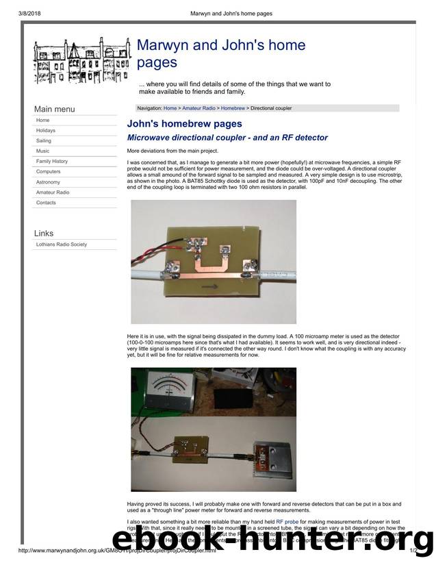 Microwave coupler RF DETECTOR by Unknown