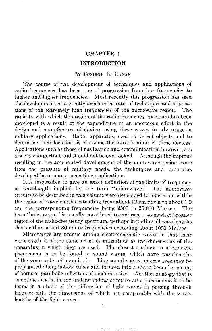 Microwave transmission circuits by George Leslie Ragan