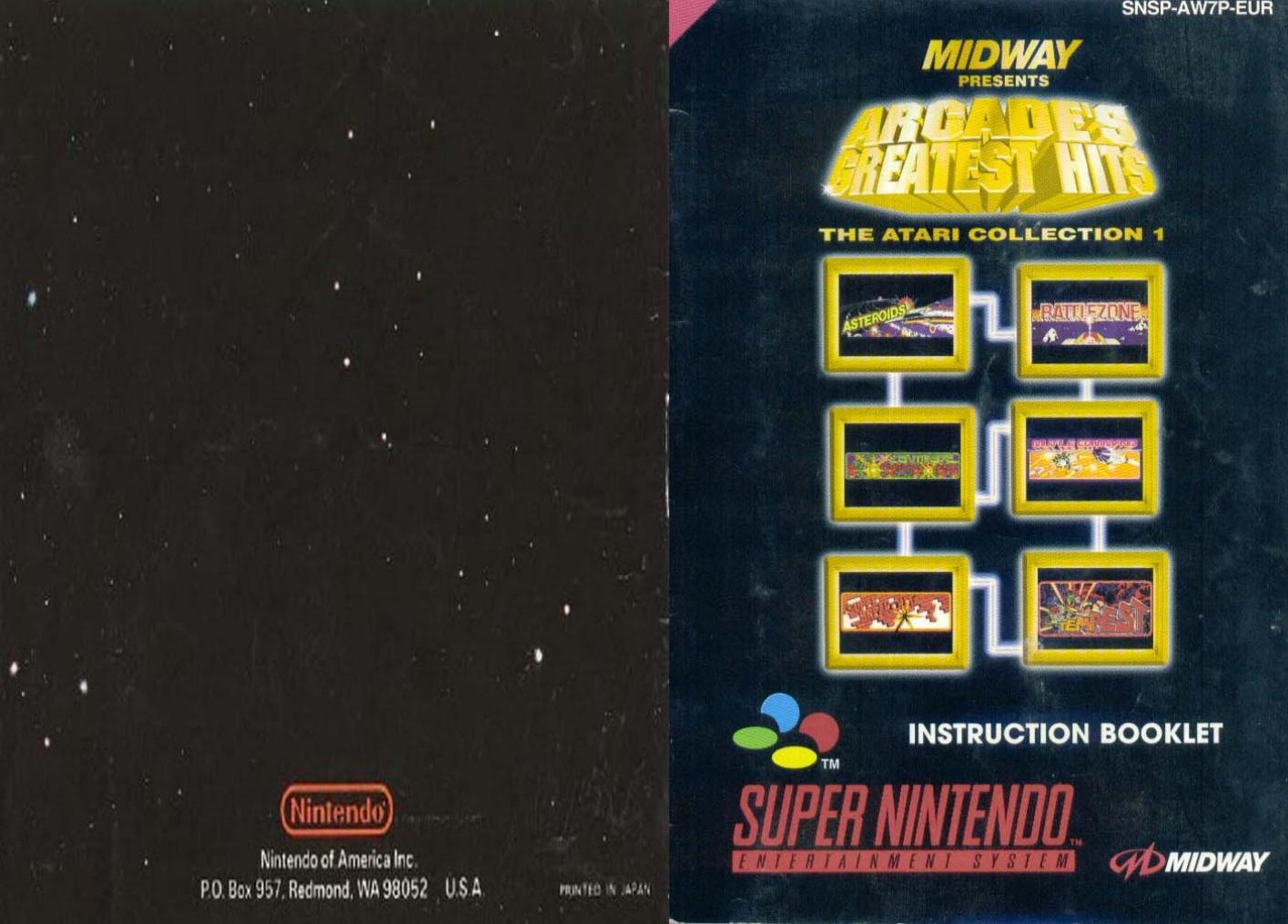 Miday Arcade's Greatest Hits by The Atari Collection 1 ( PAL )