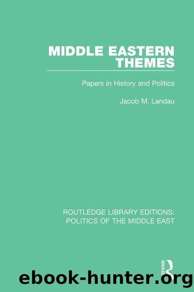 Middle Eastern Themes by Jacob M. Landau
