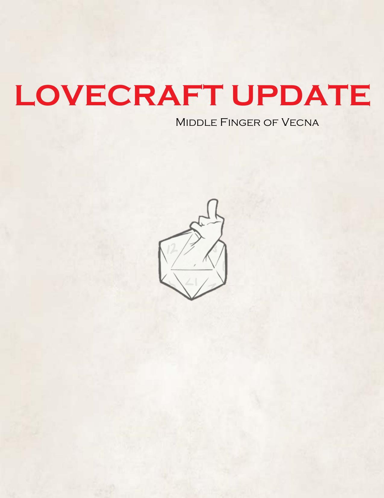 Middle Finger of Vecna by Lovecraft Update