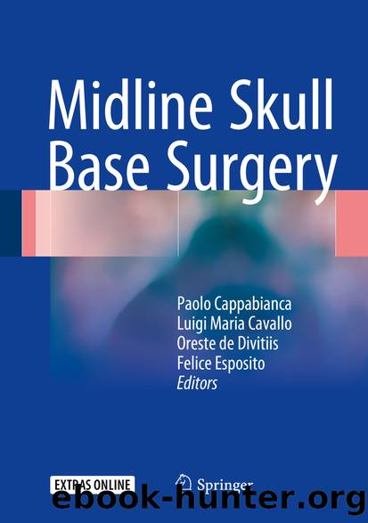 Midline Skull Base Surgery by Paolo Cappabianca Luigi Maria Cavallo Oreste de Divitiis & Felice Esposito