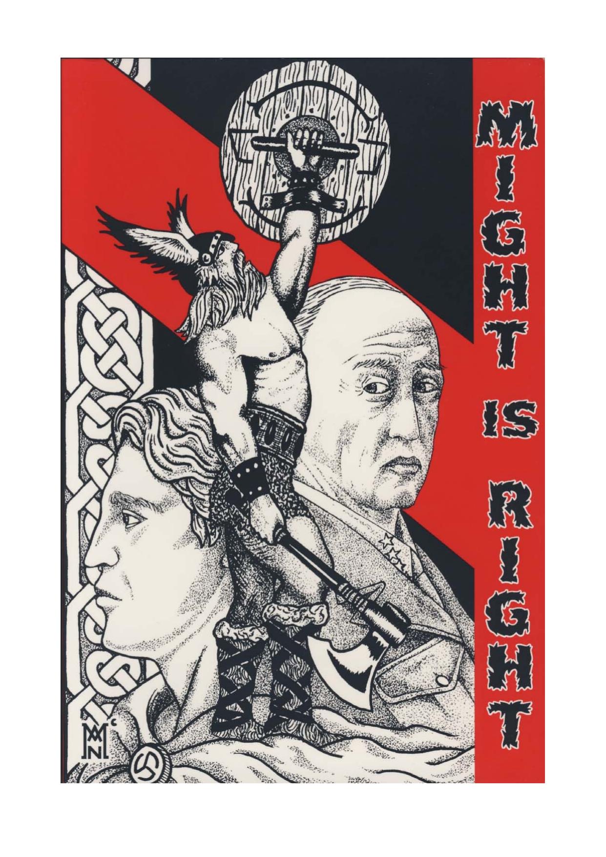 Might is right, or, The survival of the fittest by Lane Katja; McVan Ron; Redbeard Ragnar