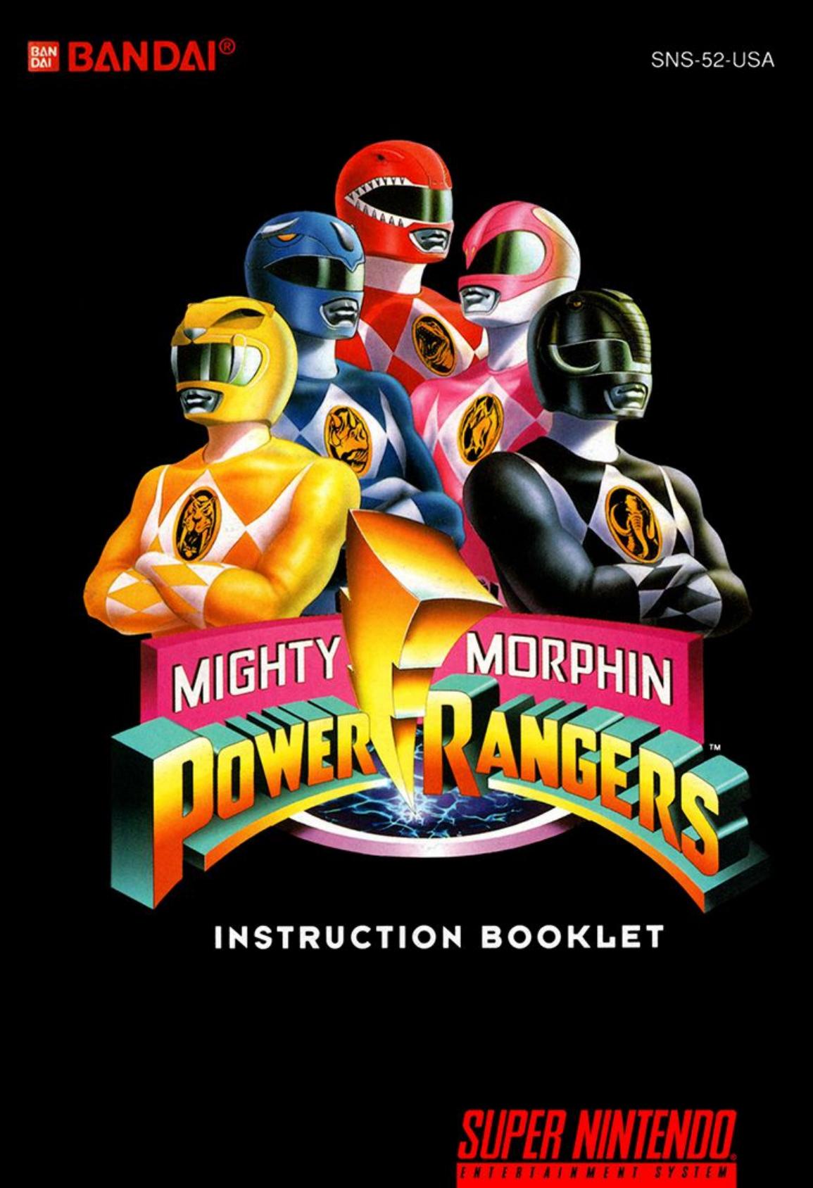 Mighty Morphin Power Rangers (USA) by Jonathan Grimm