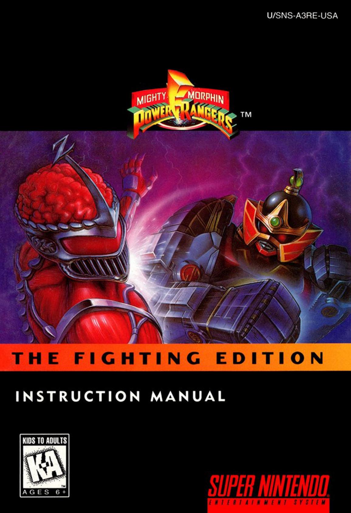 Mighty Morphin Power Rangers - The Fighting Edition (USA) by Jonathan Grimm
