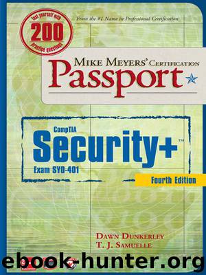 Mike Meyers' CompTIA Security+ Certification Passport (Exam SY0-401) by Dawn Dunkerley