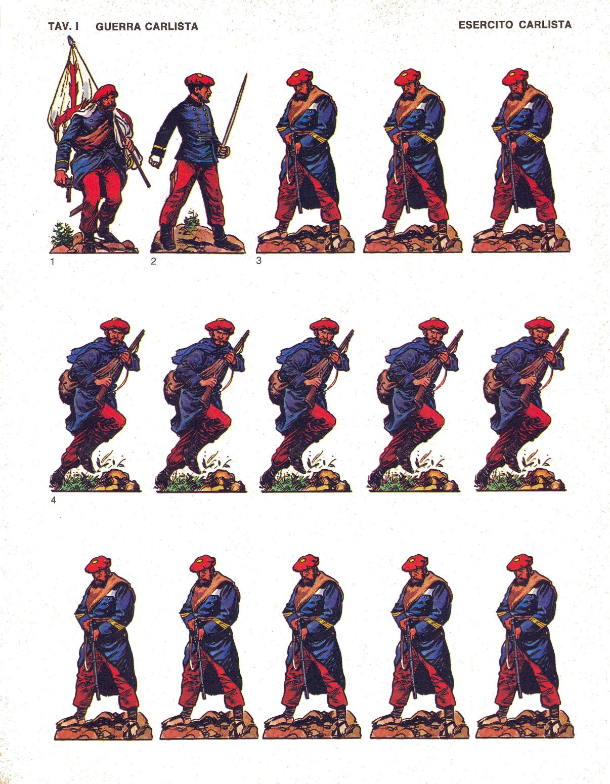 Militaria Paper Soldiers Great Collection 1 by Unknown