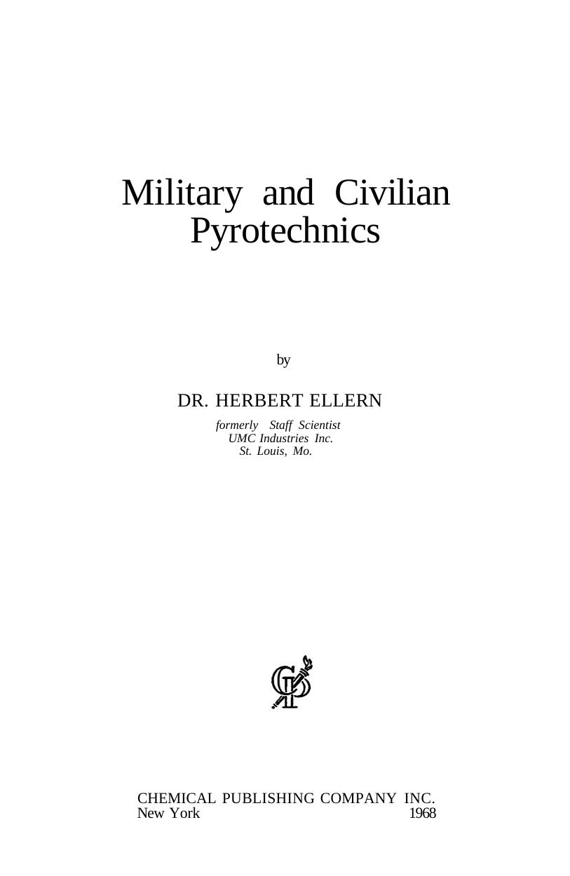 Military & Civilian Pyrotechnics (Ellern) by Unknown