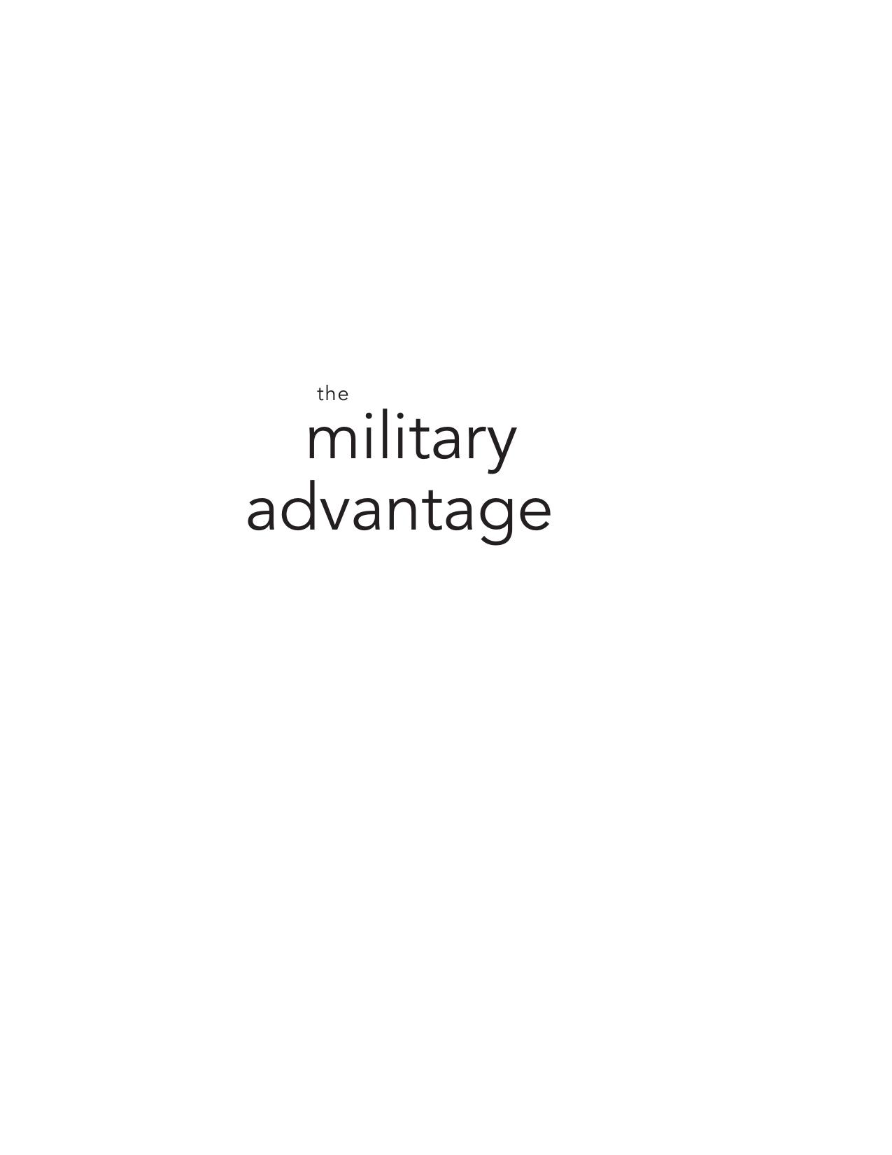 Military Advantage by Lynn Vincent