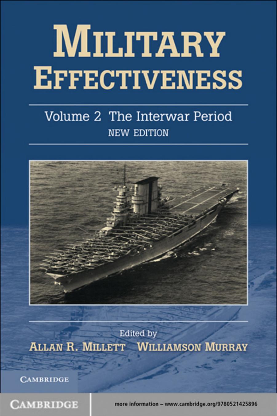 Military Effectiveness, 2 edition (Volume 2) by Unknow