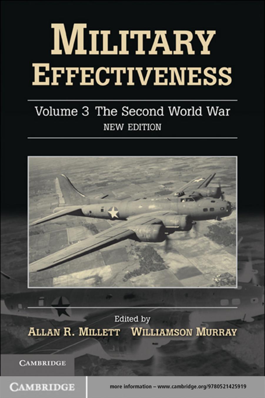 Military Effectiveness, 2 edition (Volume 3) by Unknow