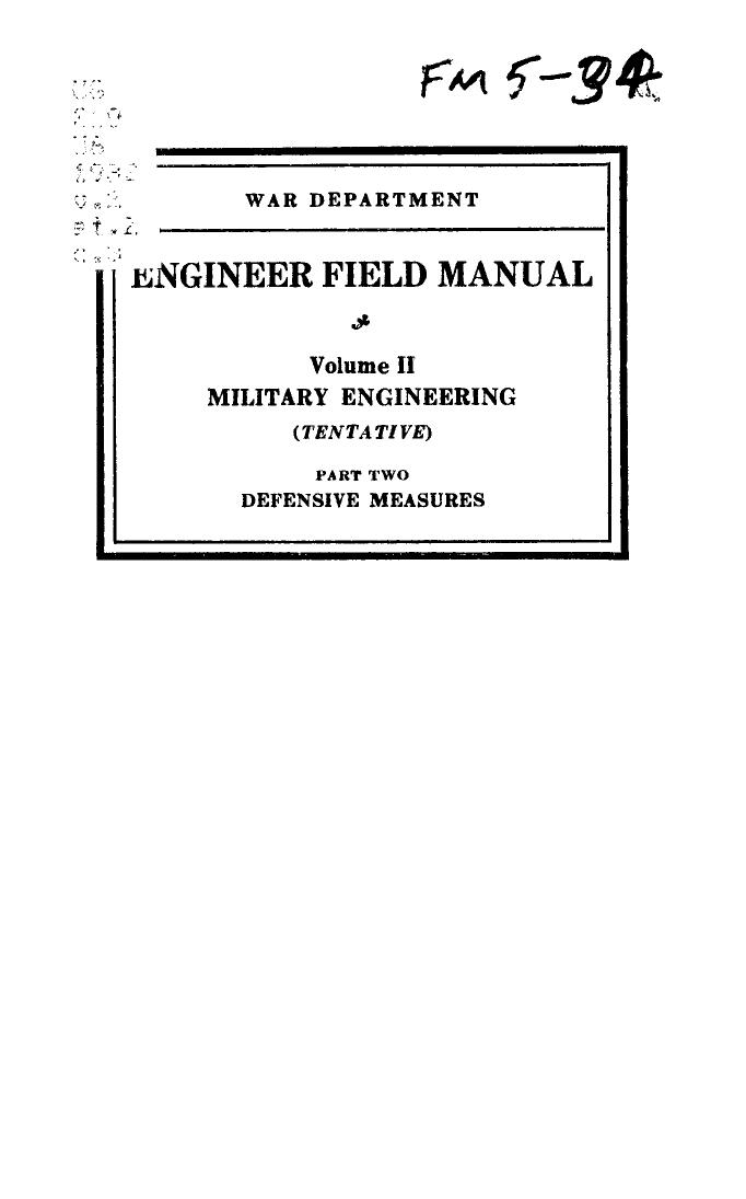 Military Engineering defensive measures by Unknown