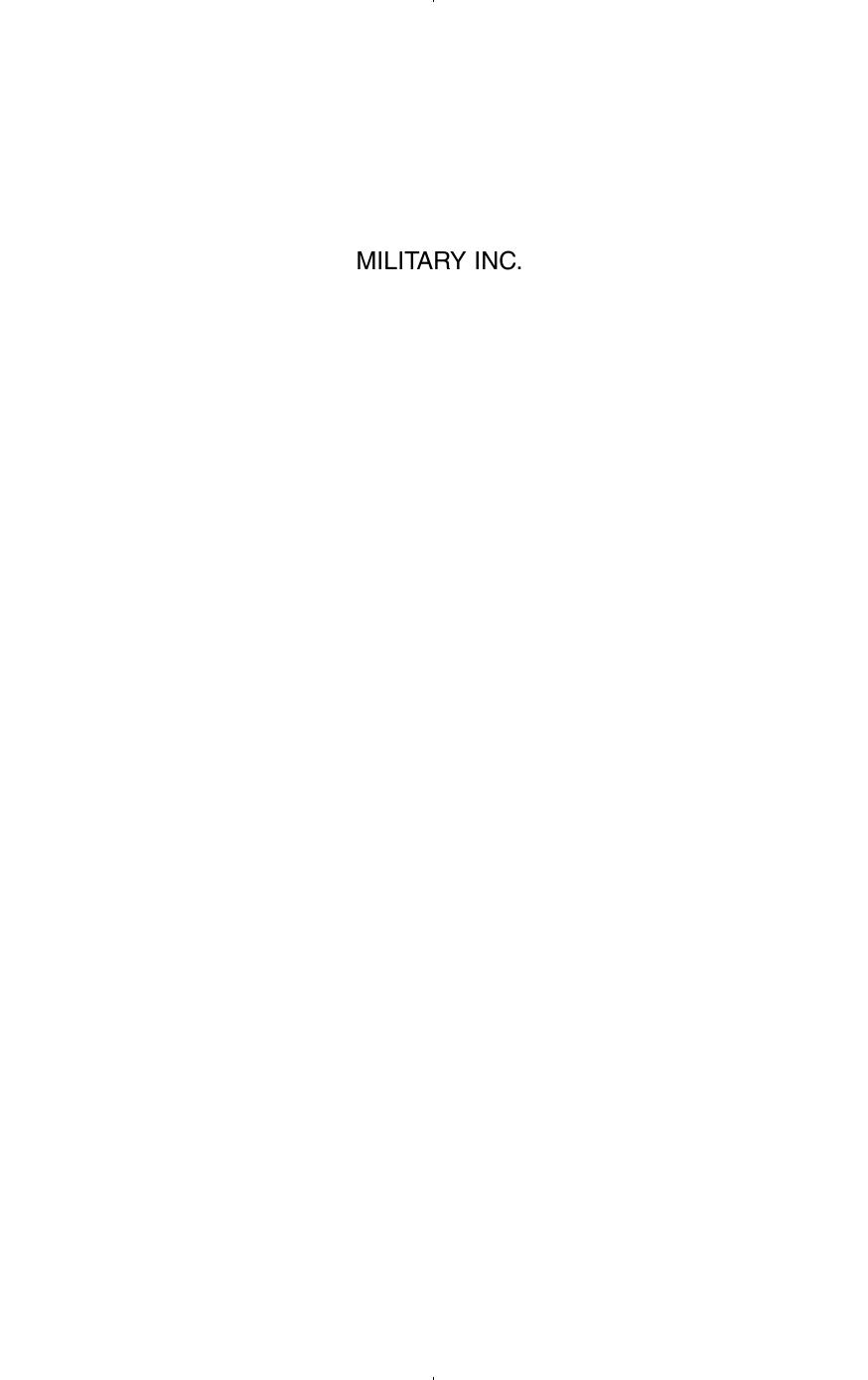 Military Inc. by Ayesha Siddiqa