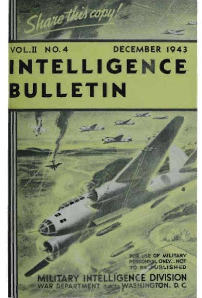 Military Intelligence Service War Department - 1943-12 Intelligence Bulletin Vol 02 No04 by Military Intelligence Service War Department