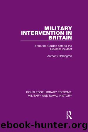 Military Intervention in Britain by Anthony Babington