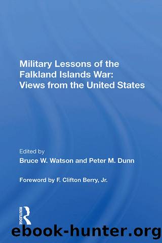 Military Lessons of the Falkland Islands War: Views From the United States by Bruce W Watson