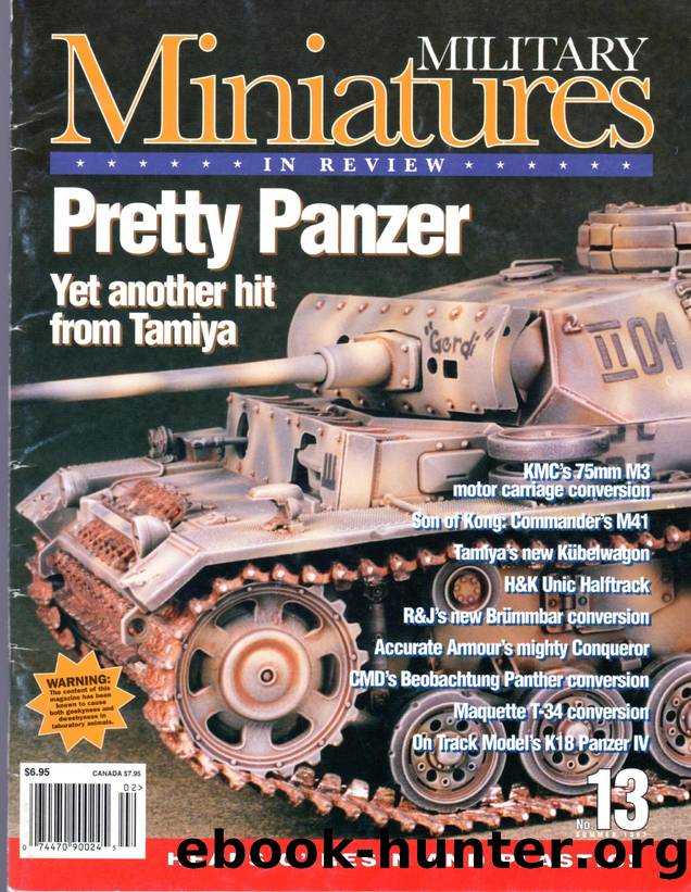 Military Miniatures in Review 13 (1997) by Unknown