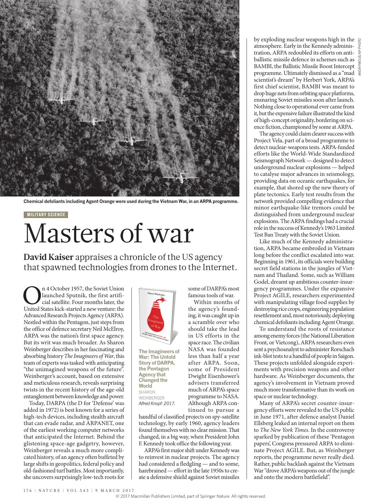 Military Science Masters of War (2017) by Unknown