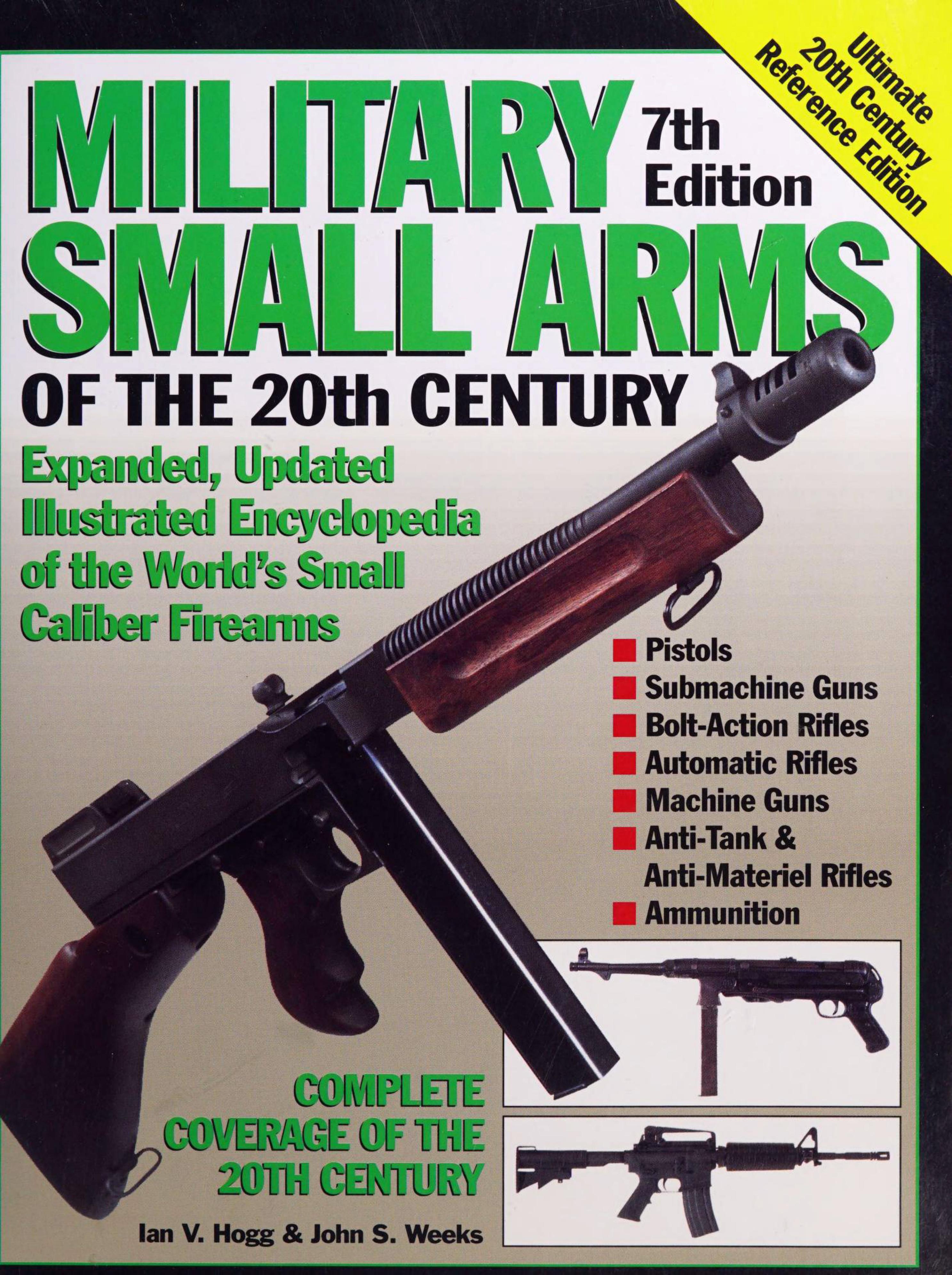 Military small arms of the 20th century by 7th edition