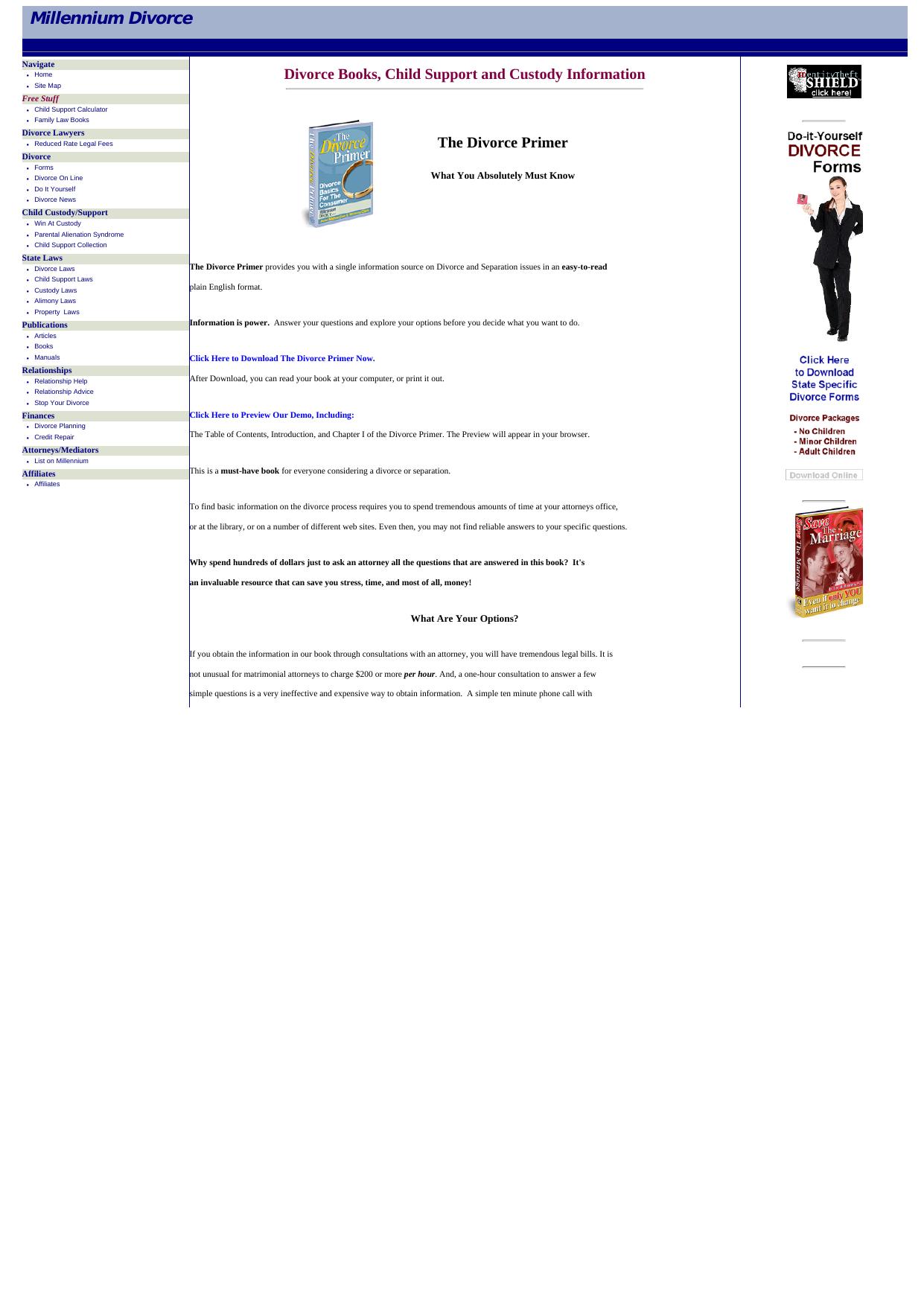 Millennium Divorce E-Books. by Best of Kuszter's Collection