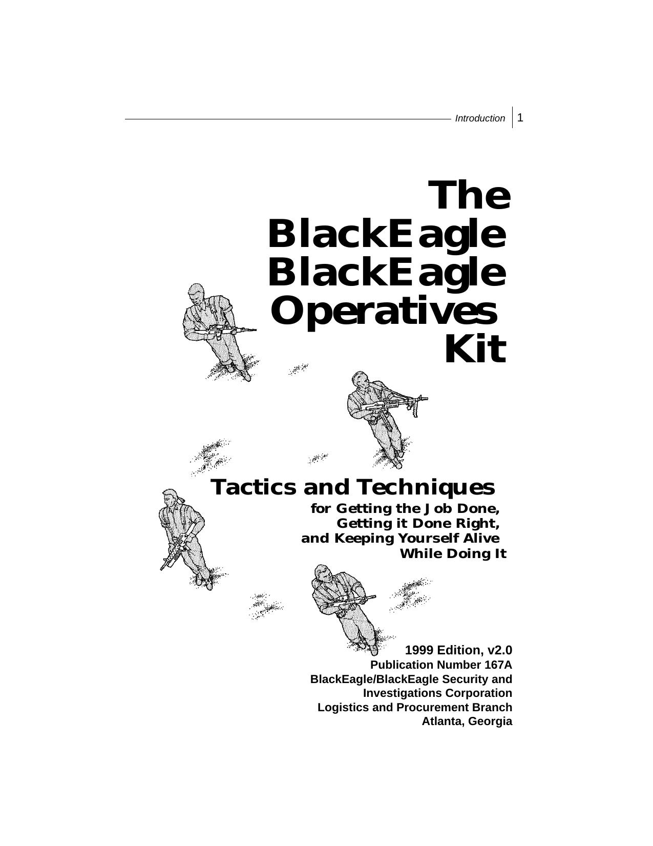 Millennium's End The Black Eagle Operatives Kit by Steve Peterson