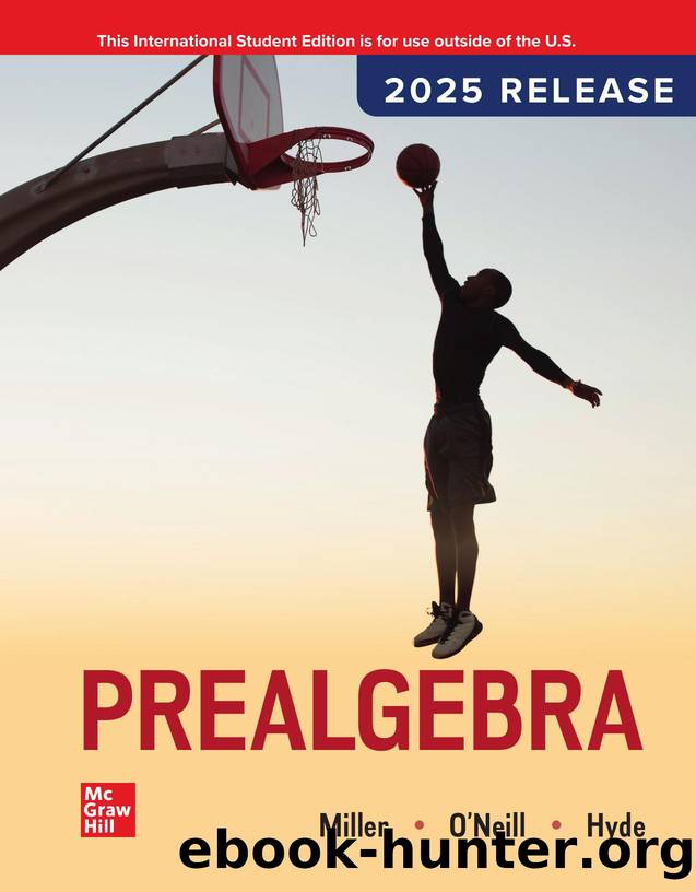 Miller J. Prealgebra 2025 Release by Unknown