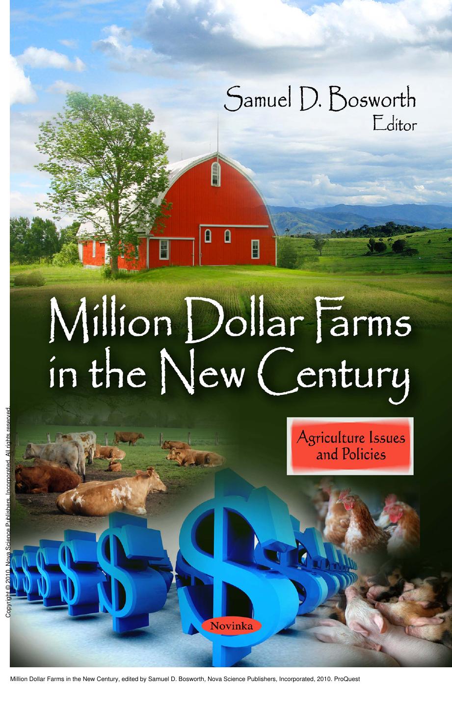 Million Dollar Farms in the New Century by Samuel D. Bosworth