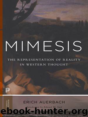 Mimesis by Erich Auerbach Edward W. Said Willard R. Trask