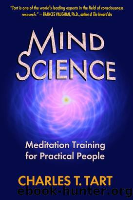 Mind Science by Charles T. Tart