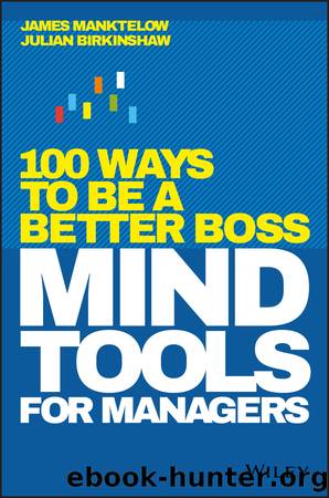 Mind Tools for Managers by James Manktelow & Julian Birkinshaw