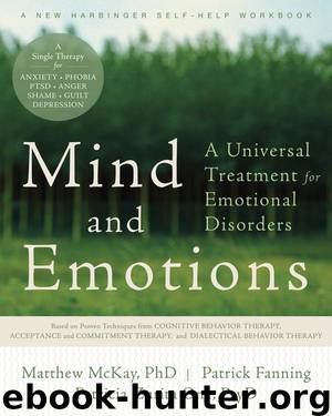 Mind and Emotions by McKay Matthew Fanning Patrick Zurita Ona Patricia
