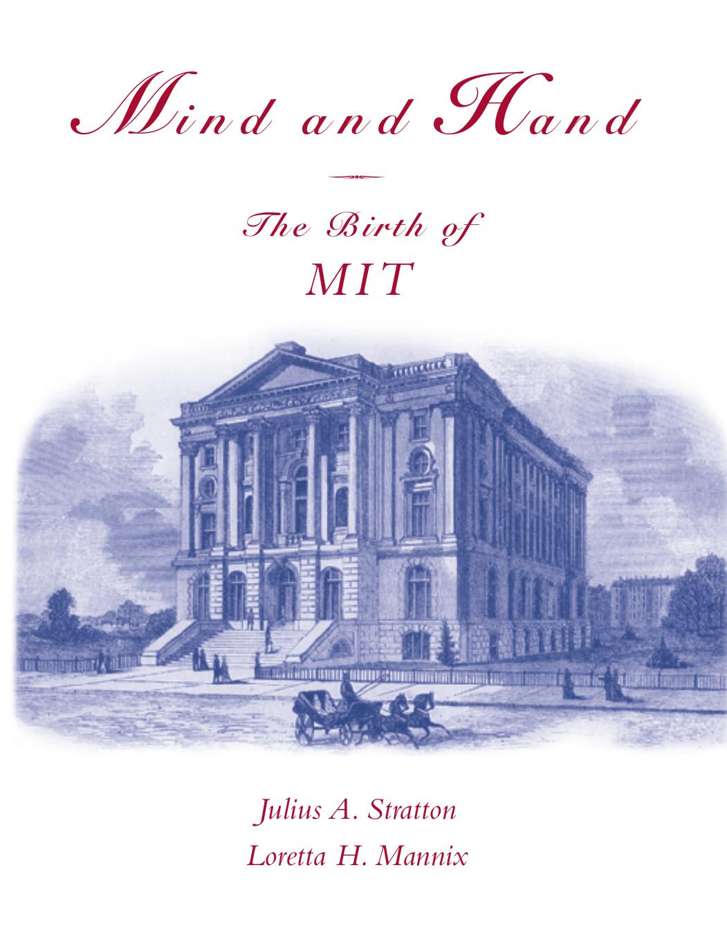 Mind and Hand by Stratton Julius Adams.; Mannix Loretta H