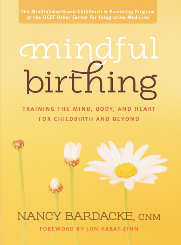 Mindful Birthing by Nancy Bardacke