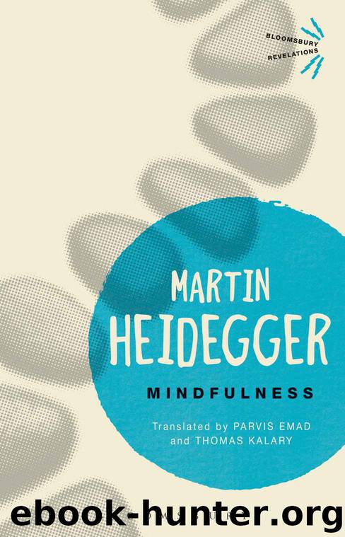 Mindfulness (Bloomsbury Revelations) by Martin Heidegger